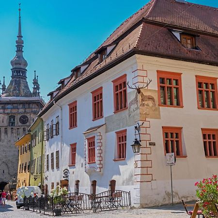Casa Cu Cerb Hotell Sighişoara Eksteriør bilde