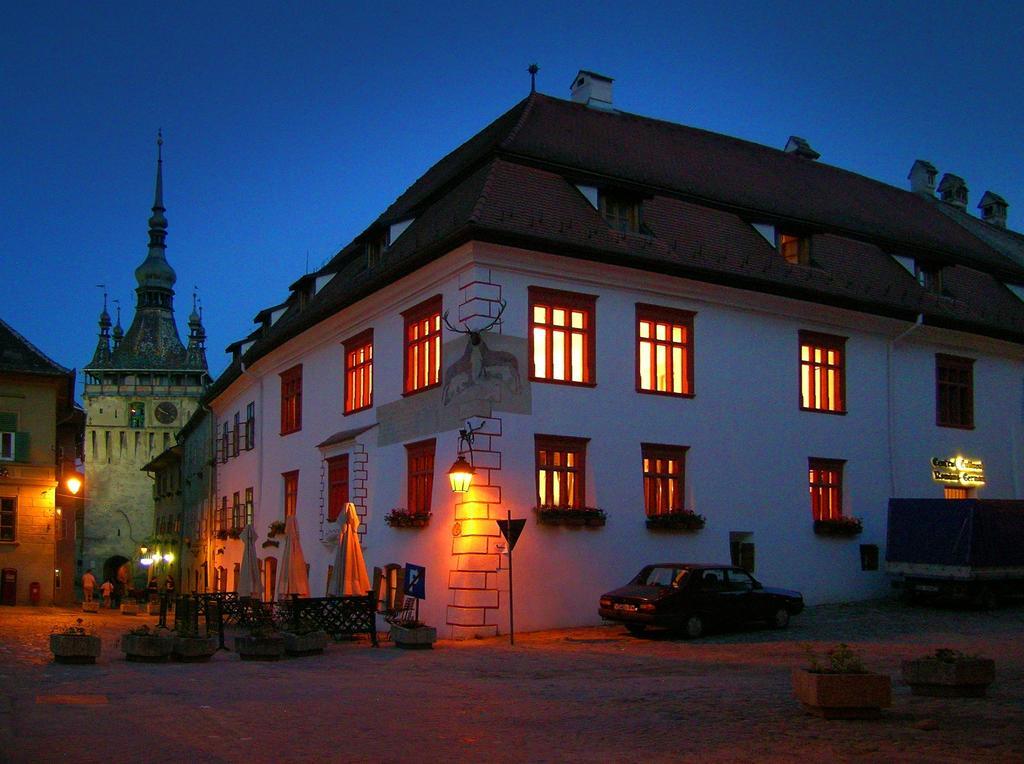 Casa Cu Cerb Hotell Sighişoara Eksteriør bilde