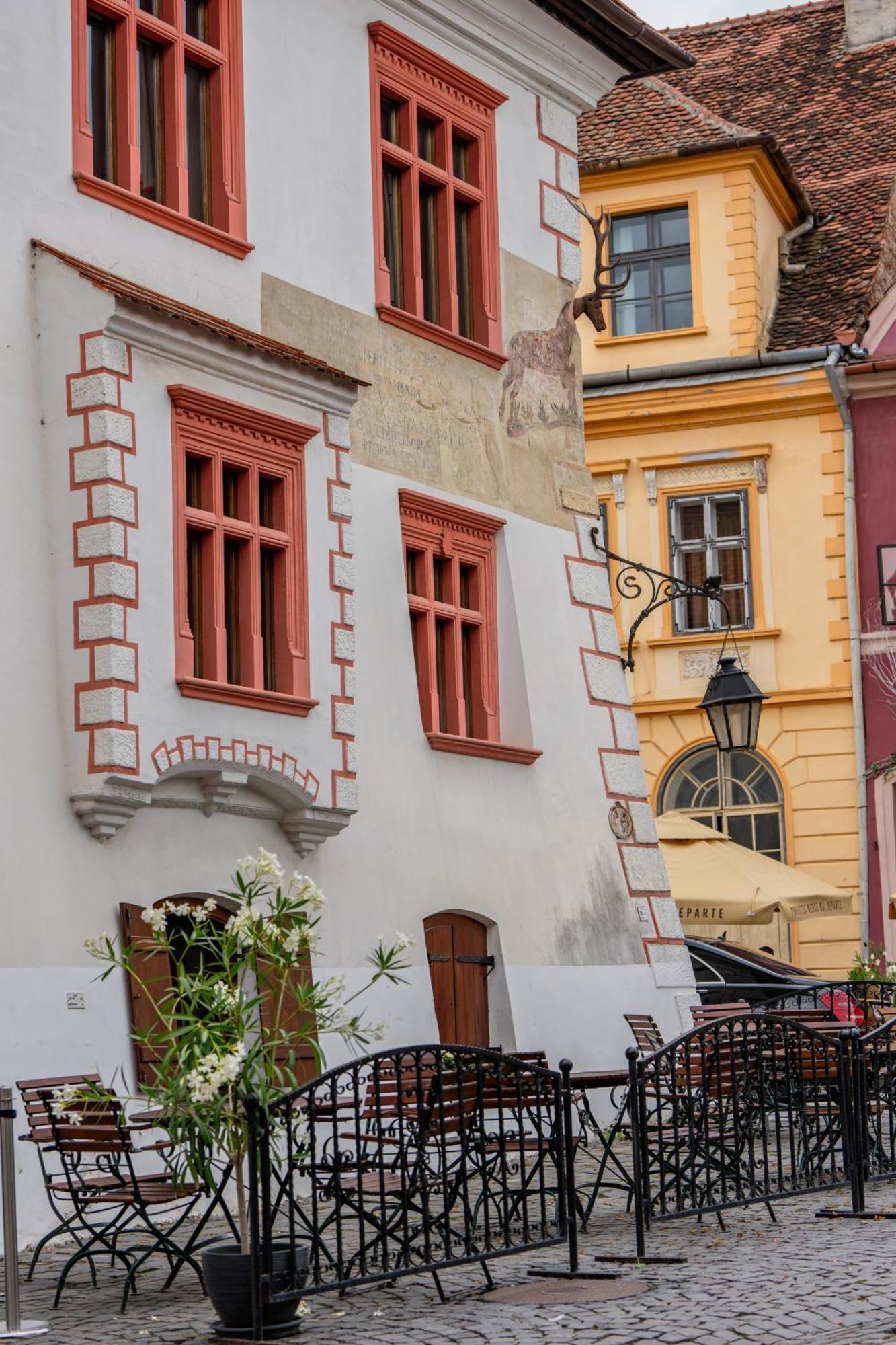 Casa Cu Cerb Hotell Sighişoara Eksteriør bilde